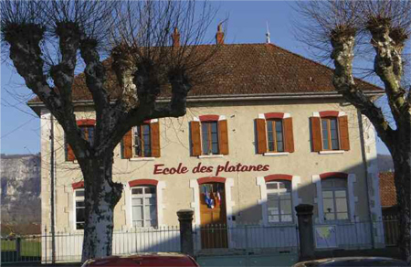 Ecole des platanes, Avressieux, Savoie, 73240