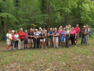 Marche dans la forêt de Vallin en 2015, entente et amitié, avressieux, vie associative, associations