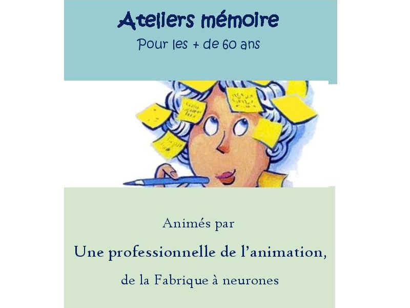 Ateliers mémoire pour les plus de 60 ans