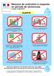 Arrêté préfectoral : passage de la commune en ALERTE VIGILANCE SECHERESSE