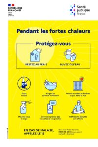 En cette période de fortes chaleurs ayons les bons réflexes !