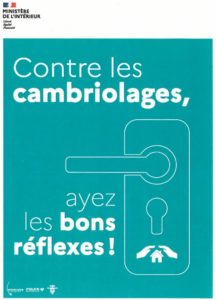 Lutte contre les cambriolages. Ayez les bons réflexes !