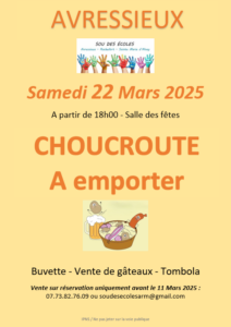 Choucroute à emporter